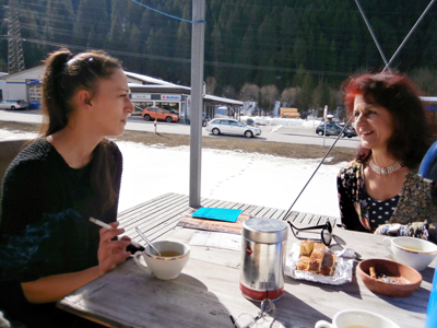Elisa Andessner und Annalies Walter
